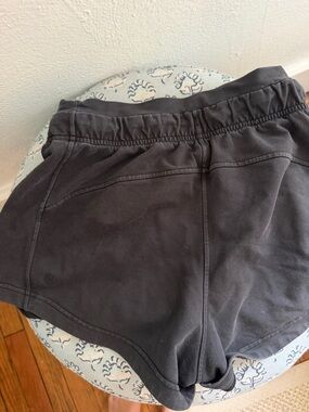 lululemon athletica Black Women's Athletic Shorts with Elastic Waistband